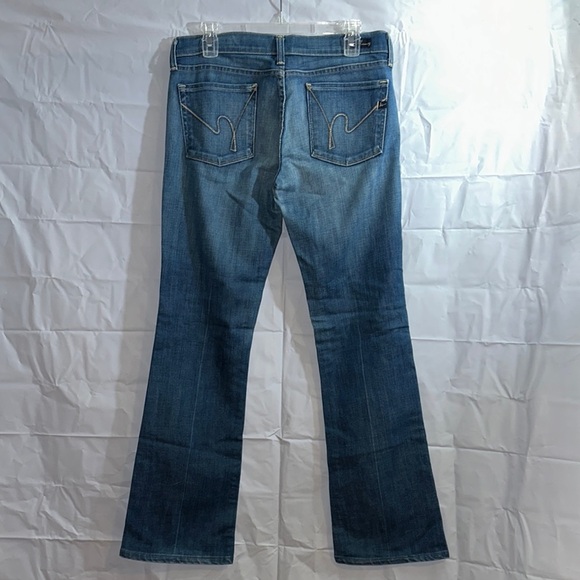 Citizens Of Humanity Blue Flare & Wide Leg Jeans - Picture 3 of 6